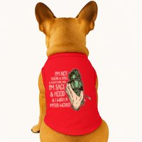Funny I'm Sage And Hood And I Wish A M'Fer Would Doggie Tank