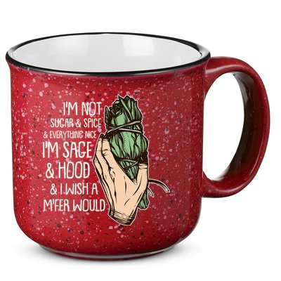 Funny I'm Sage And Hood And I Wish A M'Fer Would 15oz Campfire Ceramic Mug