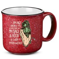 Funny I'm Sage And Hood And I Wish A M'Fer Would 15oz Campfire Ceramic Mug