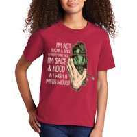 Funny I'm Sage And Hood And I Wish A M'Fer Would Kids T-Shirt