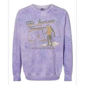 Frog I Saw The Loveland Frogman Colorblast Crewneck Sweatshirt