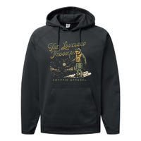 Frog I Saw The Loveland Frogman Performance Fleece Hoodie