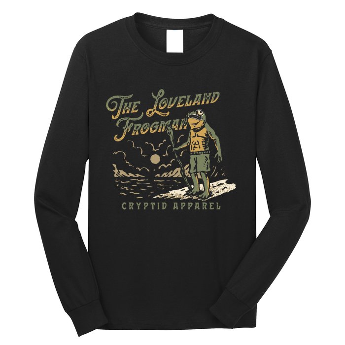 Frog I Saw The Loveland Frogman Long Sleeve Shirt