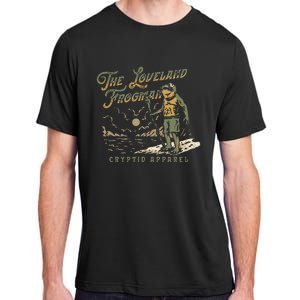 Frog I Saw The Loveland Frogman Adult ChromaSoft Performance T-Shirt