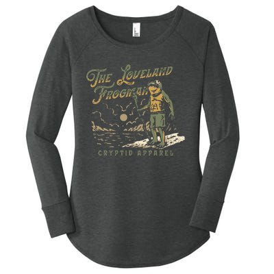 Frog I Saw The Loveland Frogman Women's Perfect Tri Tunic Long Sleeve Shirt