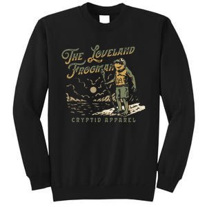 Frog I Saw The Loveland Frogman Tall Sweatshirt