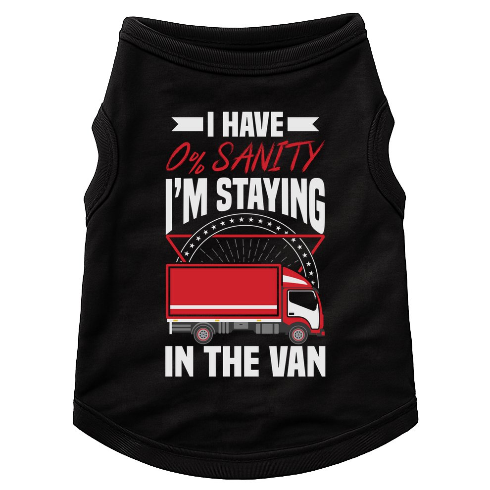 Funny IM Staying In Tha Van Phasmophobia Gift Doggie Tank