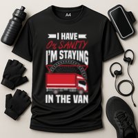 Funny IM Staying In Tha Van Phasmophobia Gift Cooling Performance Crew T-Shirt