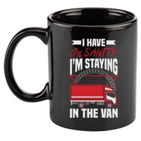 Funny IM Staying In Tha Van Phasmophobia Gift 11oz C Handle Ceramic Mug