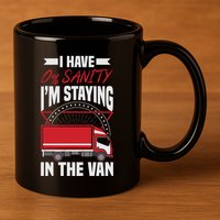 Funny IM Staying In Tha Van Phasmophobia Gift 11oz C Handle Ceramic Mug
