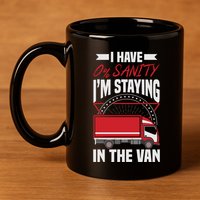 Funny IM Staying In Tha Van Phasmophobia Gift 11oz C Handle Ceramic Mug