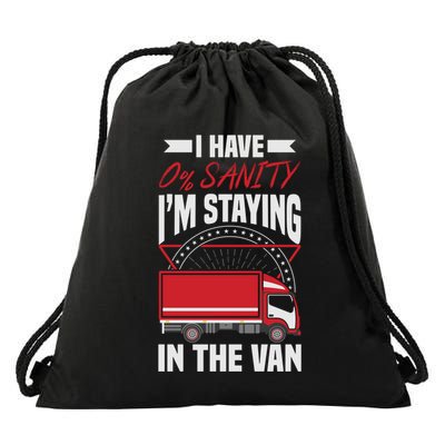 Funny IM Staying In Tha Van Phasmophobia Gift Drawstring Bag