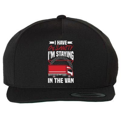 Funny IM Staying In Tha Van Phasmophobia Gift Wool Snapback Cap
