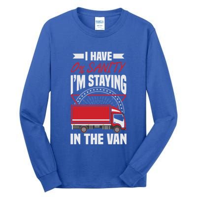Funny IM Staying In Tha Van Phasmophobia Gift Tall Long Sleeve T-Shirt
