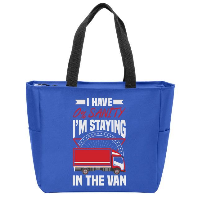 Funny IM Staying In Tha Van Phasmophobia Gift Zip Tote Bag