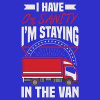 Funny IM Staying In Tha Van Phasmophobia Gift Zip Tote Bag
