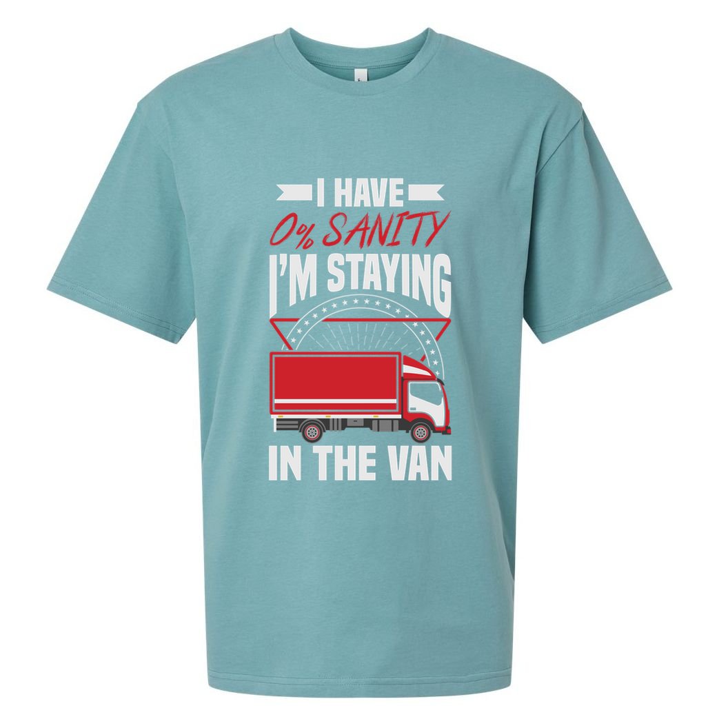 Funny IM Staying In Tha Van Phasmophobia Gift Sueded Cloud Jersey T-Shirt