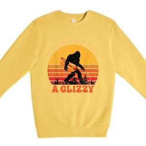 Funny It S A Bad Day To Be A Glizzy Bigfoot And Gift Premium Crewneck Sweatshirt