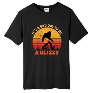 Funny It S A Bad Day To Be A Glizzy Bigfoot And Gift Tall Fusion ChromaSoft Performance T-Shirt