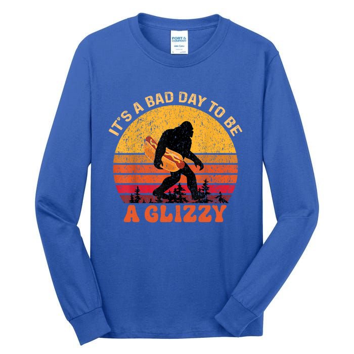 Funny It S A Bad Day To Be A Glizzy Bigfoot And Gift Tall Long Sleeve T-Shirt