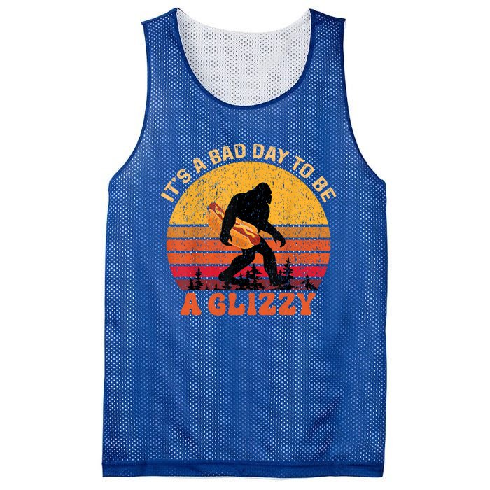 Funny It S A Bad Day To Be A Glizzy Bigfoot And Gift Mesh Reversible Basketball Jersey Tank