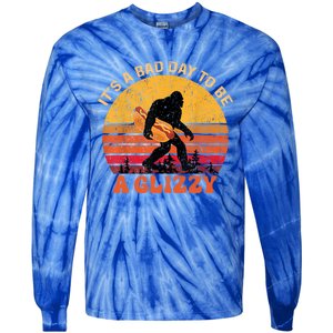 Funny It S A Bad Day To Be A Glizzy Bigfoot And Gift Tie-Dye Long Sleeve Shirt