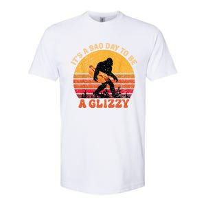 Funny It S A Bad Day To Be A Glizzy Bigfoot And Gift Softstyle CVC T-Shirt