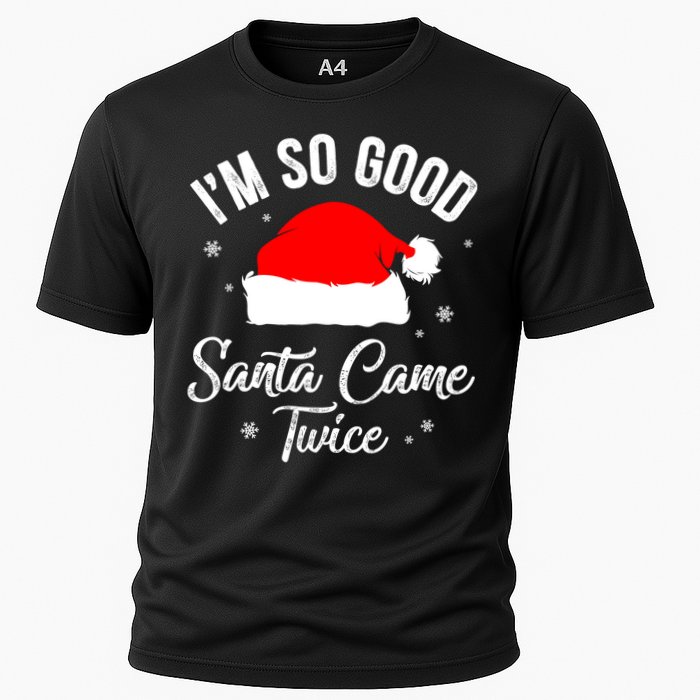 Funny Im So Good Santa Came Santa Hat Christmas Performance Shirt