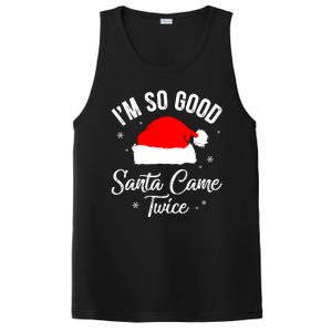 Funny Im So Good Santa Came Santa Hat Christmas PosiCharge Competitor Tank