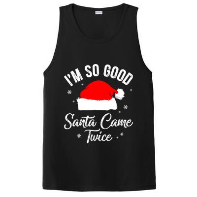 Funny Im So Good Santa Came Santa Hat Christmas PosiCharge Competitor Tank
