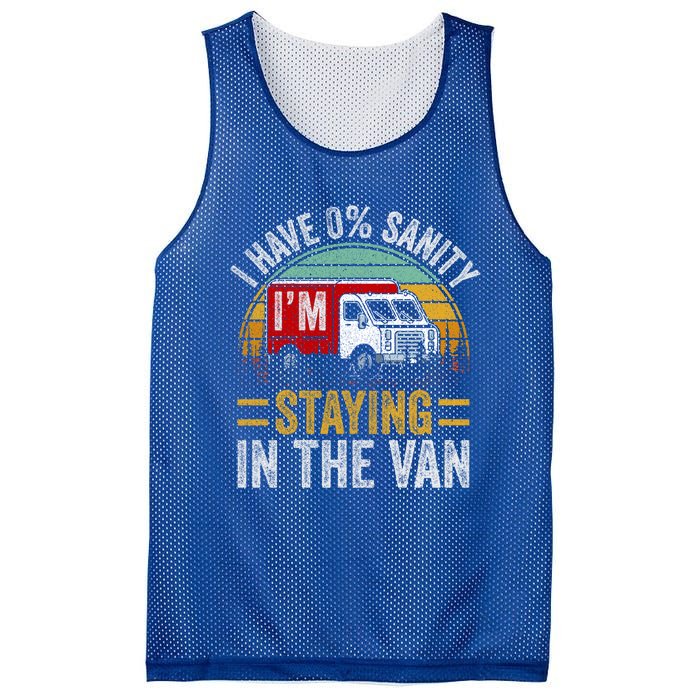 Funny IM Staying In Tha Van Phasmophobia Vintage Gift Mesh Reversible Basketball Jersey Tank