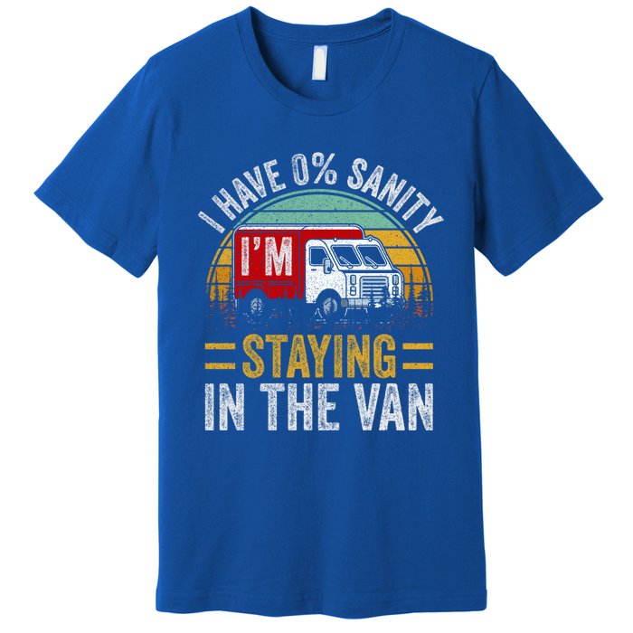 Funny IM Staying In Tha Van Phasmophobia Vintage Gift Premium T-Shirt