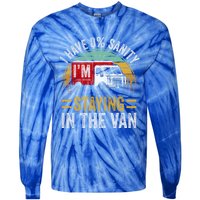 Funny IM Staying In Tha Van Phasmophobia Vintage Gift Tie-Dye Long Sleeve Shirt