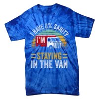 Funny IM Staying In Tha Van Phasmophobia Vintage Gift Tie-Dye T-Shirt