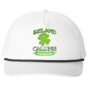 Funny Ireland Sankt Patricks Day Gift Dublin Gift Snapback Five-Panel Rope Hat