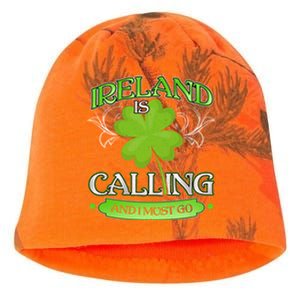 Funny Ireland Sankt Patricks Day Gift Dublin Gift Kati - Camo Knit Beanie