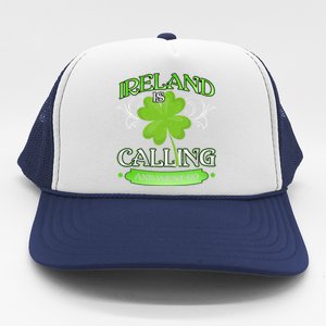 Funny Ireland Sankt Patricks Day Gift Dublin Gift Trucker Hat