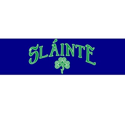 Funny Irish Slainte Gaelic Cheers Gift Bumper Sticker