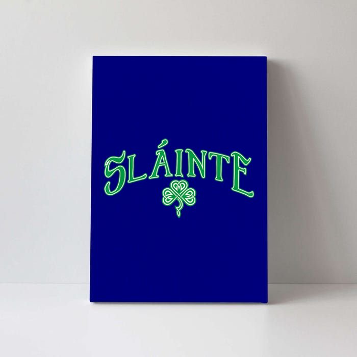 Funny Irish Slainte Gaelic Cheers Gift Canvas