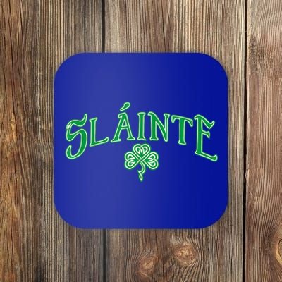 Funny Irish Slainte Gaelic Cheers Gift Coaster