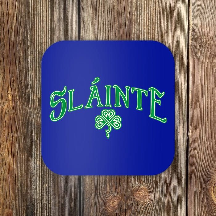 Funny Irish Slainte Gaelic Cheers Gift Coaster