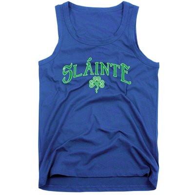 Funny Irish Slainte Gaelic Cheers Gift Tank Top