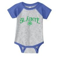 Funny Irish Slainte Gaelic Cheers Gift Infant Baby Jersey Bodysuit