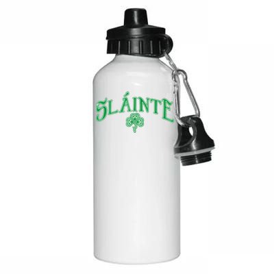 Funny Irish Slainte Gaelic Cheers Gift Aluminum Water Bottle