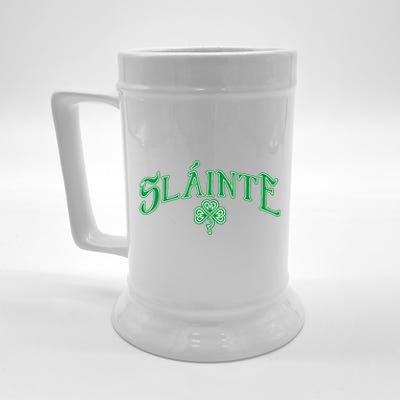 Funny Irish Slainte Gaelic Cheers Gift Beer Stein