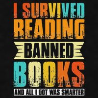 Funny I Survived Reading Banned Books And All I Got Was Smarter Ladies PosiCharge Tri-Blend Wicking Tank