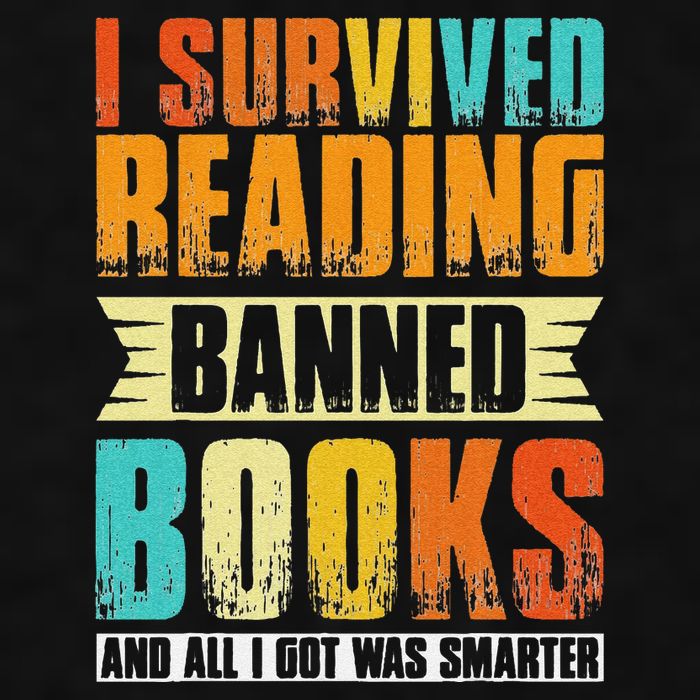 Funny I Survived Reading Banned Books And All I Got Was Smarter Ladies PosiCharge Tri-Blend Wicking Tank