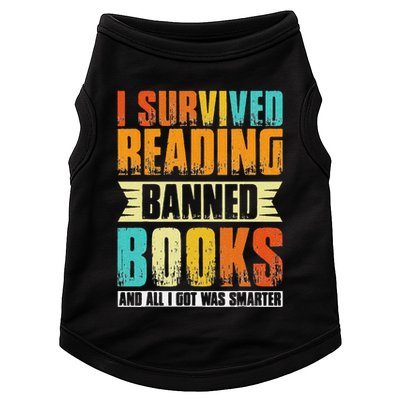 Funny I Survived Reading Banned Books And All I Got Was Smarter Doggie Tank