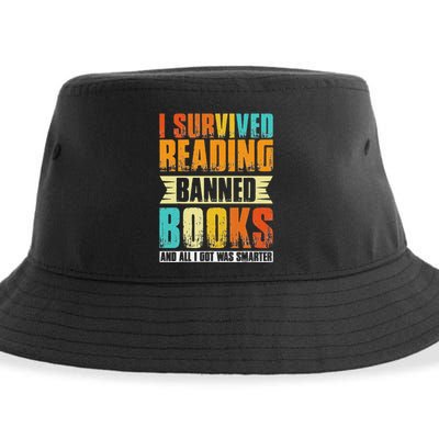 Funny I Survived Reading Banned Books And All I Got Was Smarter Sustainable Bucket Hat