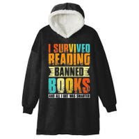 Funny I Survived Reading Banned Books And All I Got Was Smarter Hooded Wearable Blanket